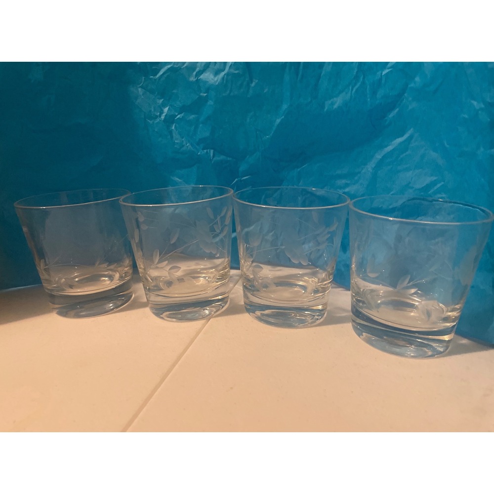 4 Princess House Old Fashioned
Low Ball glasses